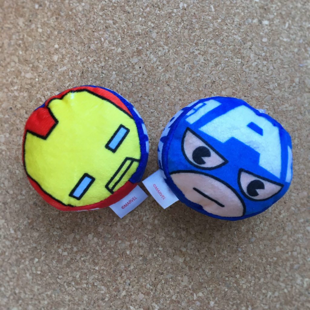 マーベルグッズのガチャガチャ