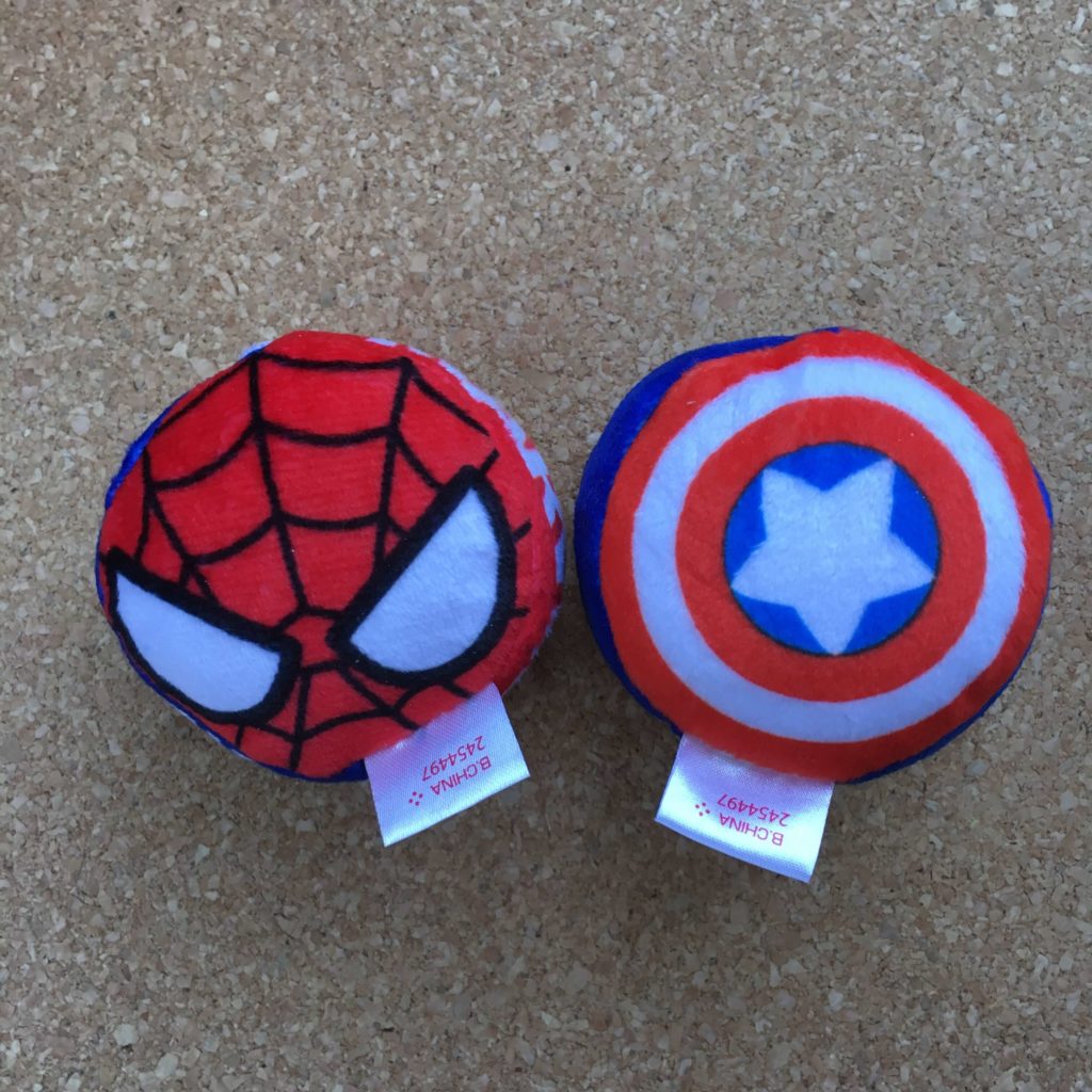マーベルグッズのガチャガチャ